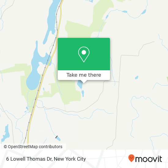 Mapa de 6 Lowell Thomas Dr, Pawling, NY 12564