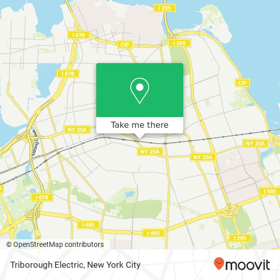 Triborough Electric map