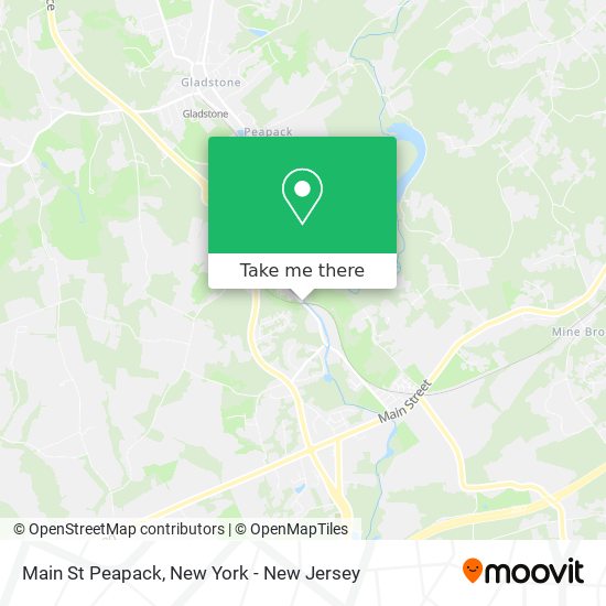 Mapa de Main St Peapack