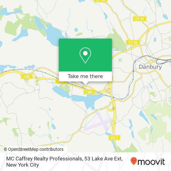 Mapa de MC Caffrey Realty Professionals, 53 Lake Ave Ext