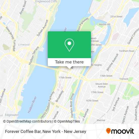 Forever Coffee Bar map