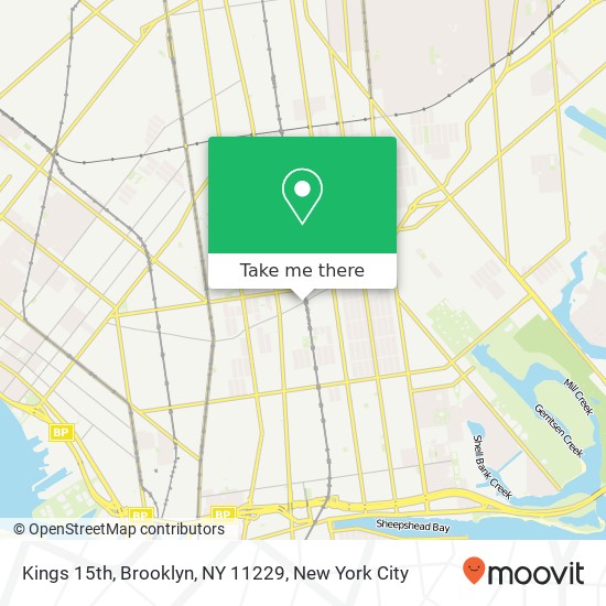 Kings 15th, Brooklyn, NY 11229 map
