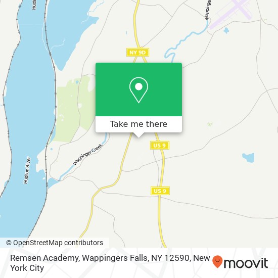 Mapa de Remsen Academy, Wappingers Falls, NY 12590