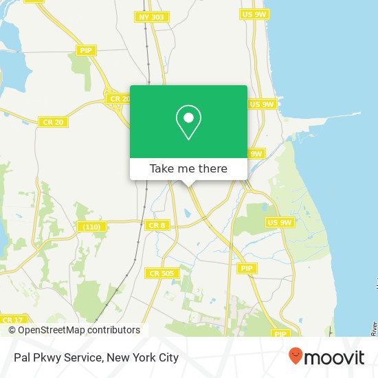 Pal Pkwy Service, Palisades Interstate Pkwy map