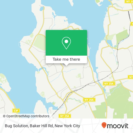 Mapa de Bug Solution, Baker Hill Rd