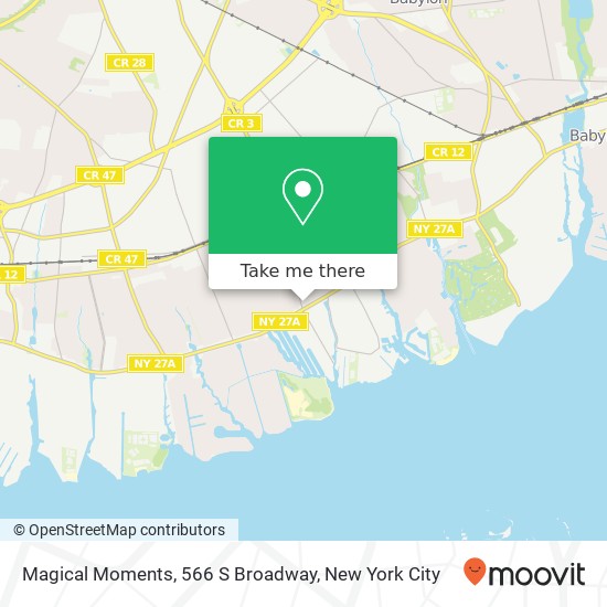 Magical Moments, 566 S Broadway map