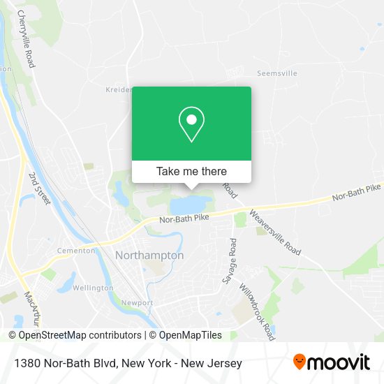 1380 Nor-Bath Blvd, Northampton, PA 18067 map