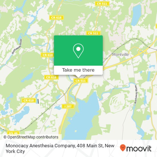 Monocacy Anesthesia Company, 408 Main St map