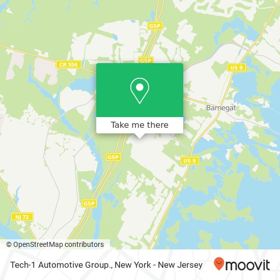 Mapa de Tech-1 Automotive Group., 61 Village Dr