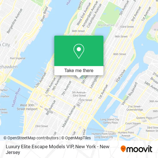 Luxury Elite Escape Models VIP map