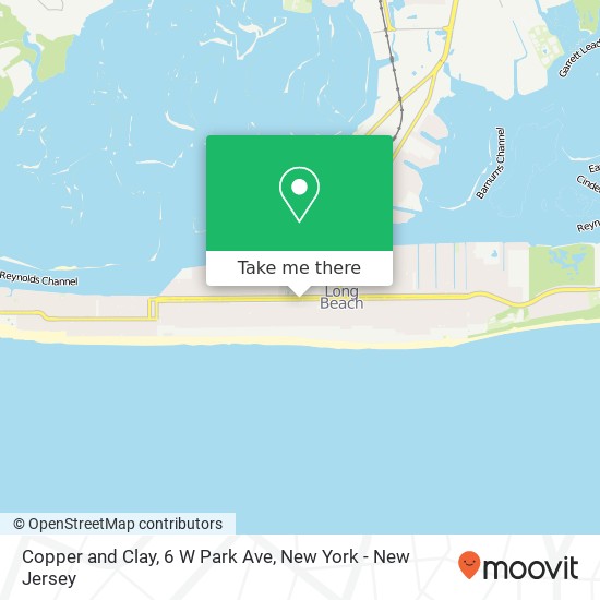 Mapa de Copper and Clay, 6 W Park Ave