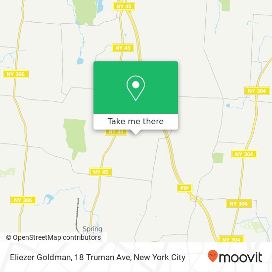 Mapa de Eliezer Goldman, 18 Truman Ave