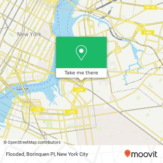 Flooded, Borinquen Pl map