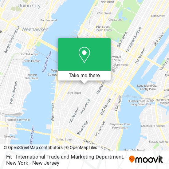 Fit - International Trade and Marketing Department map