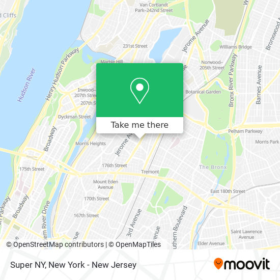 Mapa de Super NY