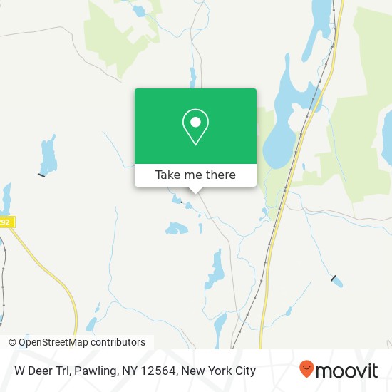 Mapa de W Deer Trl, Pawling, NY 12564