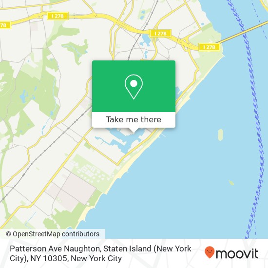 Patterson Ave Naughton, Staten Island (New York City), NY 10305 map