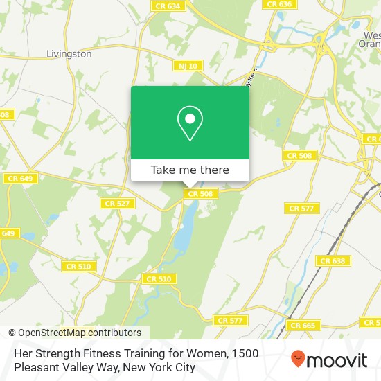 Her Strength Fitness Training for Women, 1500 Pleasant Valley Way map