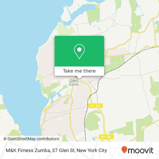 M&K Firness Zumba, 37 Glen St map