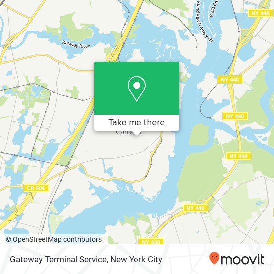 Mapa de Gateway Terminal Service