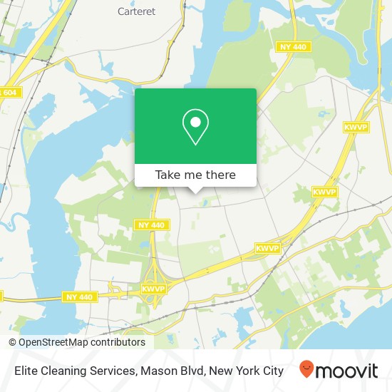 Elite Cleaning Services, Mason Blvd map