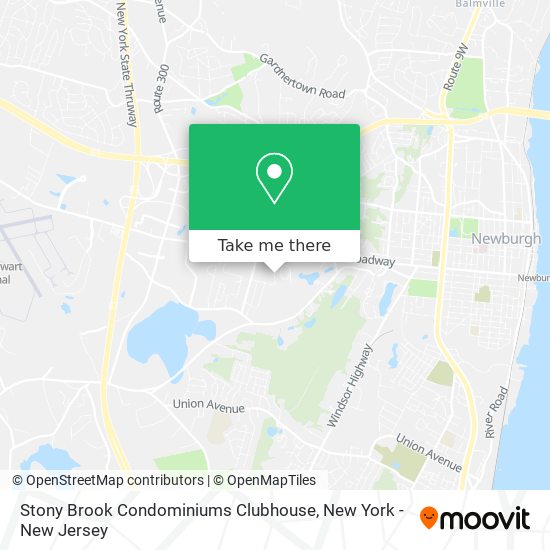 Stony Brook Condominiums Clubhouse map