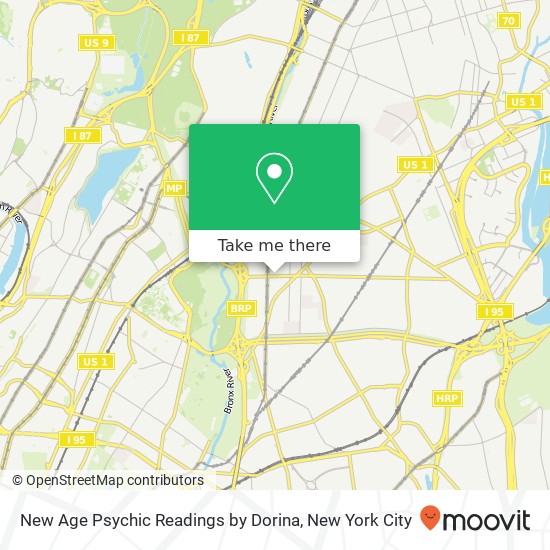 New Age Psychic Readings by Dorina map