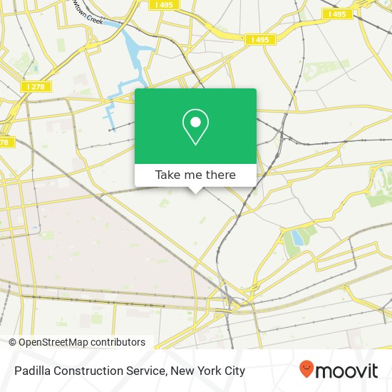 Mapa de Padilla Construction Service