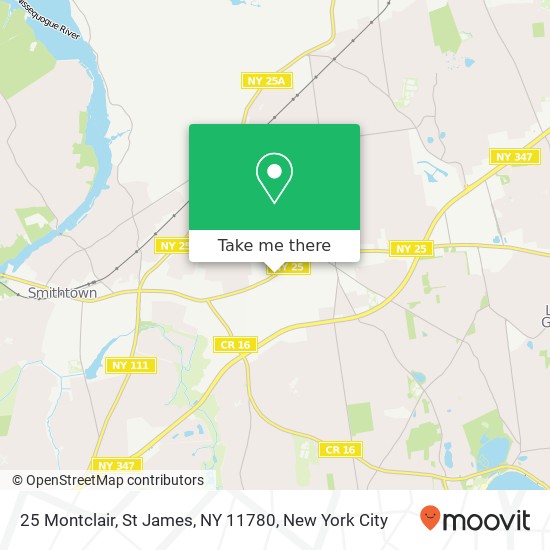 25 Montclair, St James, NY 11780 map