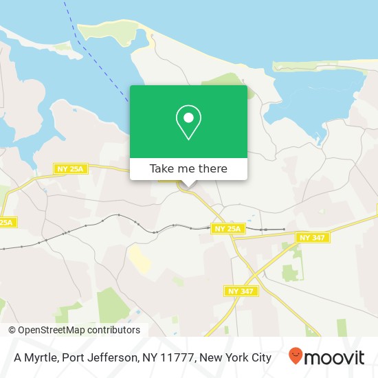 A Myrtle, Port Jefferson, NY 11777 map