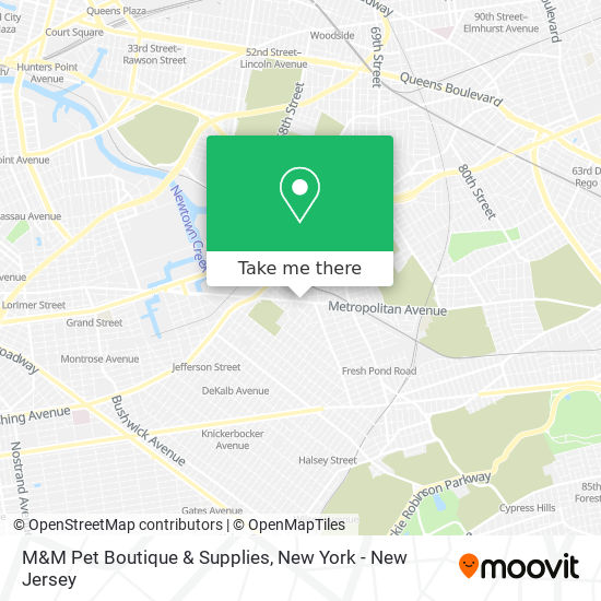 M&M Pet Boutique & Supplies map