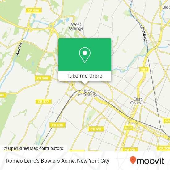 Mapa de Romeo Lerro's Bowlers Acme