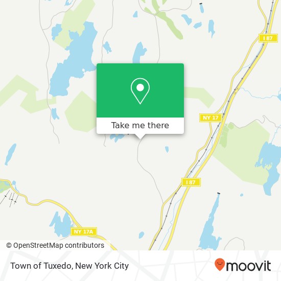 Town of Tuxedo map