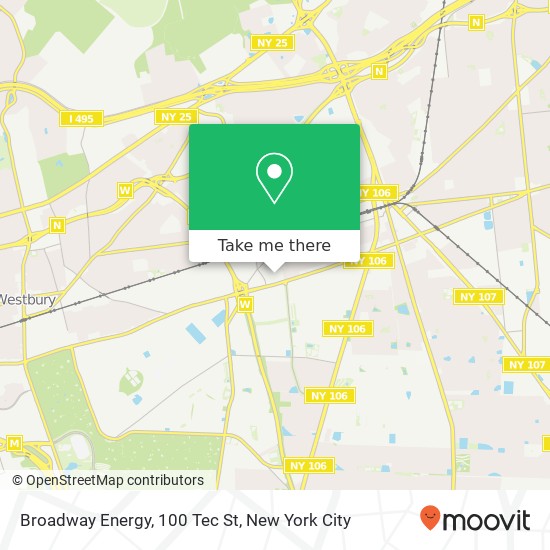 Broadway Energy, 100 Tec St map