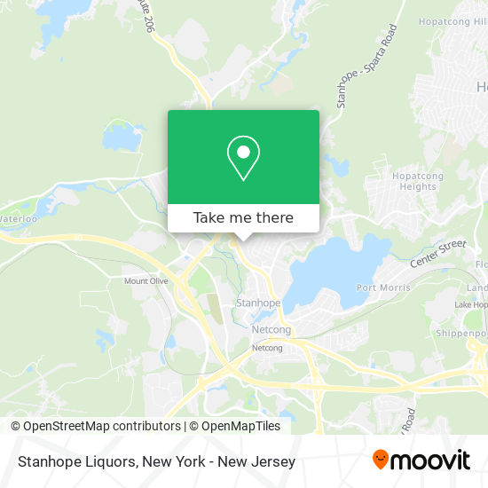 Mapa de Stanhope Liquors