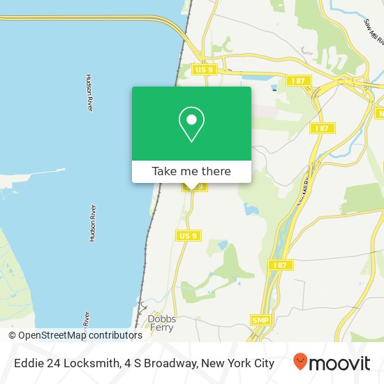 Mapa de Eddie 24 Locksmith, 4 S Broadway