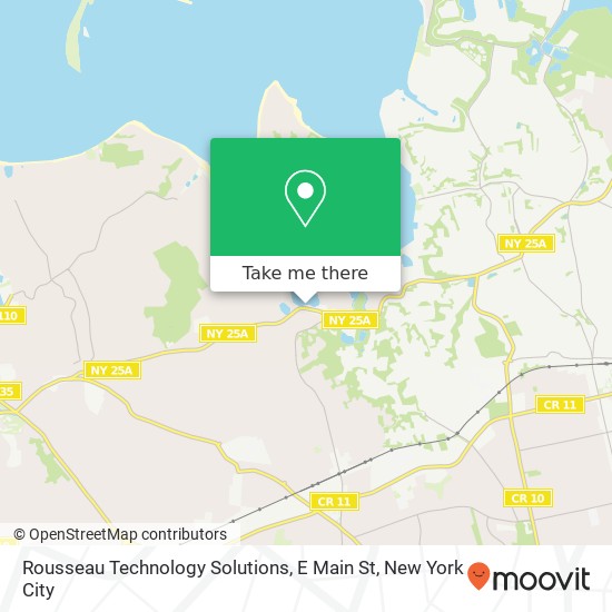 Mapa de Rousseau Technology Solutions, E Main St