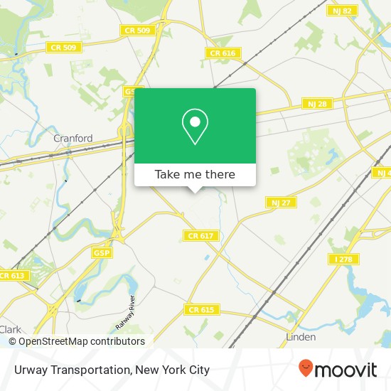 Urway Transportation map