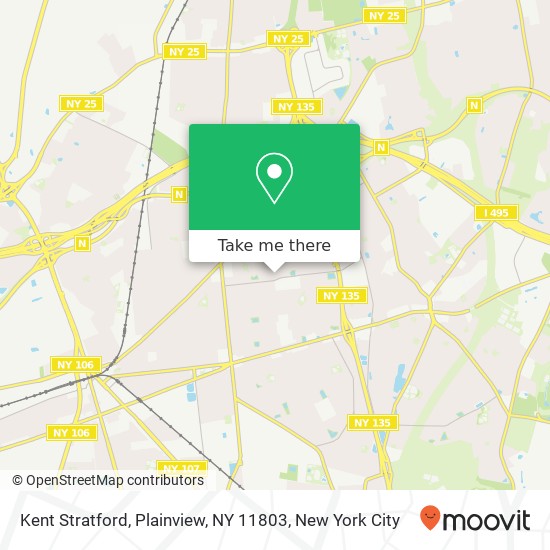 Mapa de Kent Stratford, Plainview, NY 11803