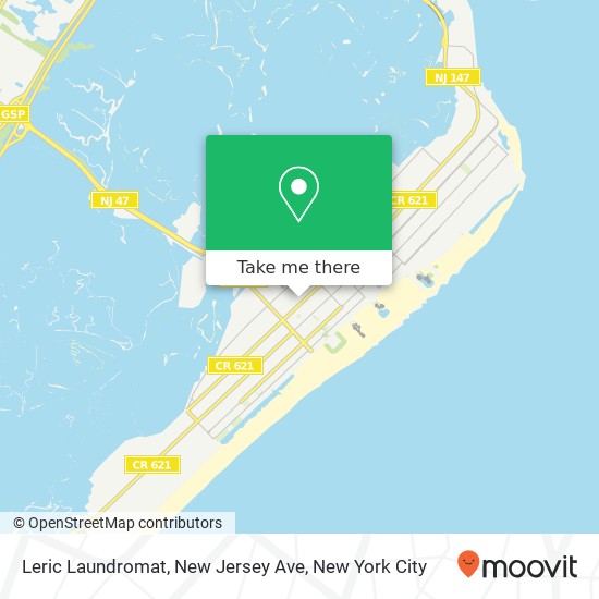 Leric Laundromat, New Jersey Ave map