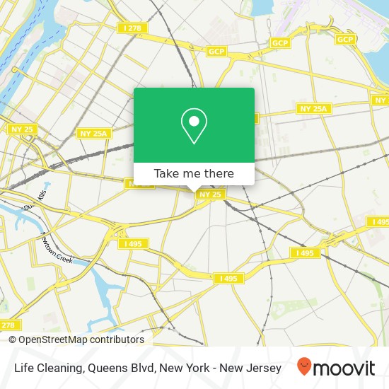 Mapa de Life Cleaning, Queens Blvd