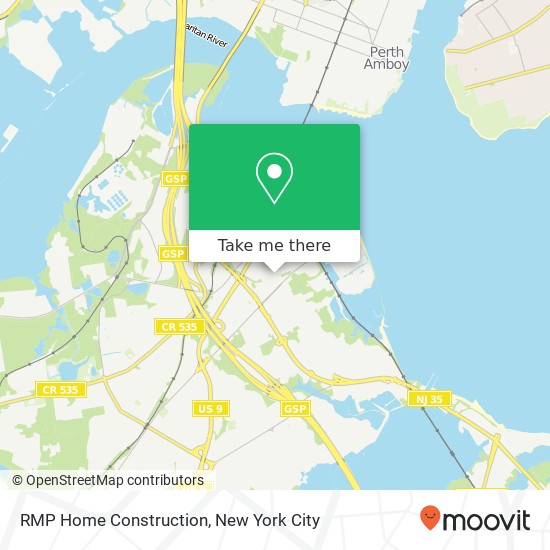 RMP Home Construction map