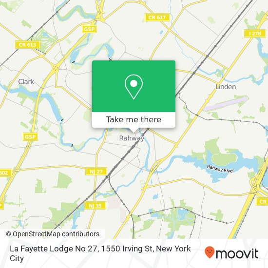 La Fayette Lodge No 27, 1550 Irving St map