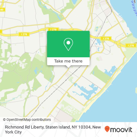 Richmond Rd Liberty, Staten Island, NY 10304 map