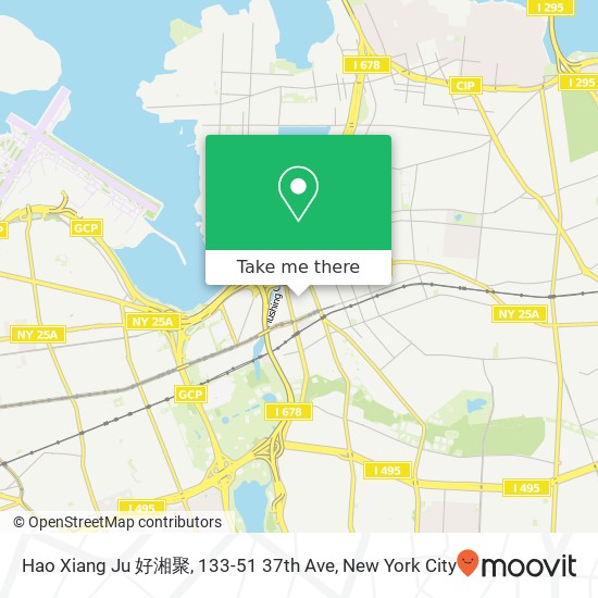Mapa de Hao Xiang Ju 好湘聚, 133-51 37th Ave