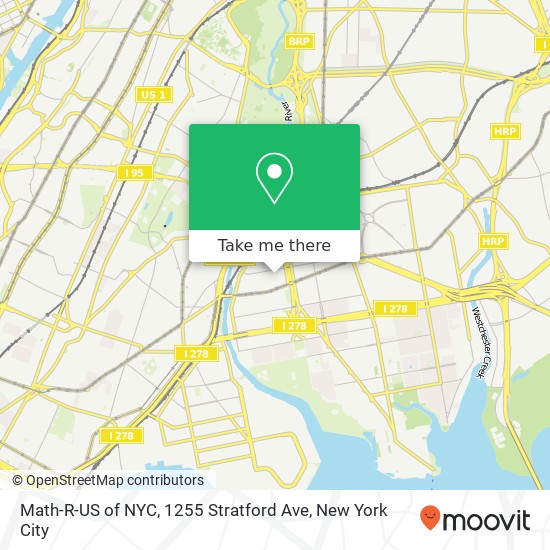 Mapa de Math-R-US of NYC, 1255 Stratford Ave