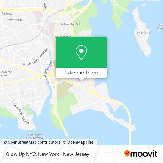 Mapa de Glow Up NYC