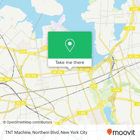 Mapa de TNT Machine, Northern Blvd