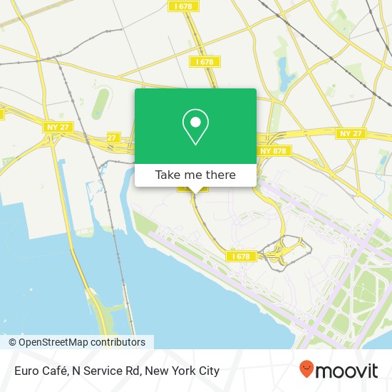 Mapa de Euro Café, N Service Rd
