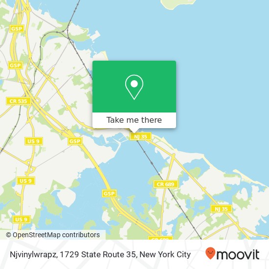 Njvinylwrapz, 1729 State Route 35 map